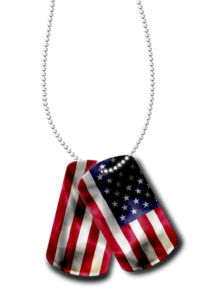 American Dog Tag — Stock Photo, Image