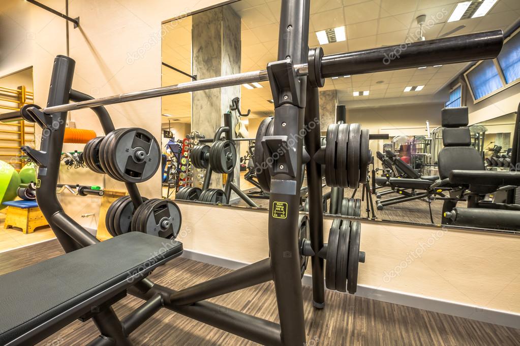 Modern gym Stock Photo by ©bennymarty 76358559