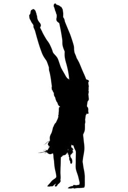 Standing gymnast
