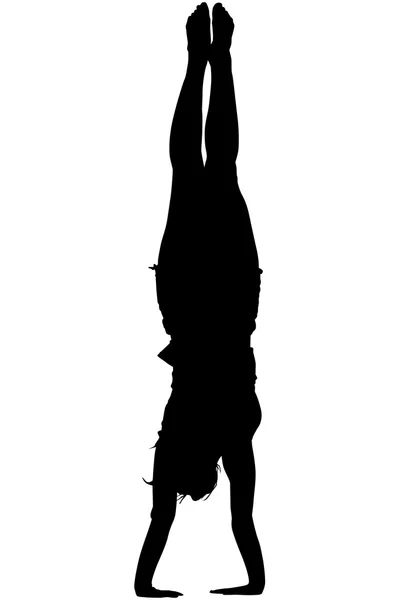 Vertical girl — Stok fotoğraf