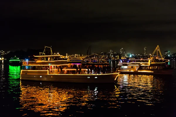 Shining boats — Stock Photo, Image