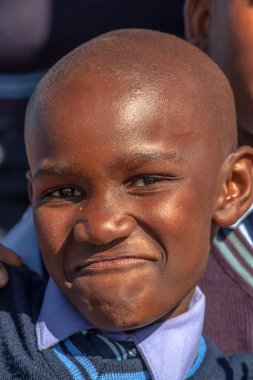 Afrikalı Çocuk gülümseyen