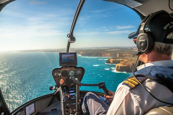 Dwunastu apostołów helikopter — Zdjęcie stockowe