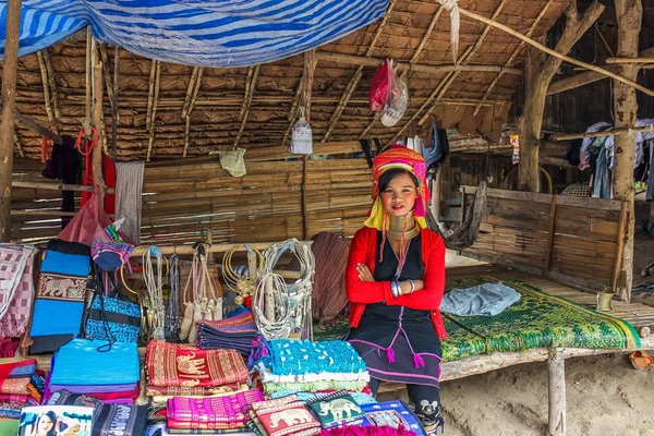 Padaung tribe woman — Stock Photo, Image