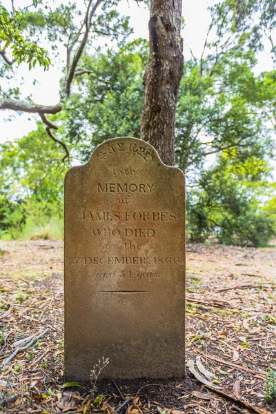 Port Arthur gravestones — Zdjęcie stockowe