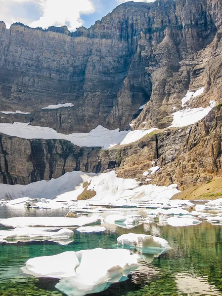 Trilha do lago de Iceberg — Fotografia de Stock