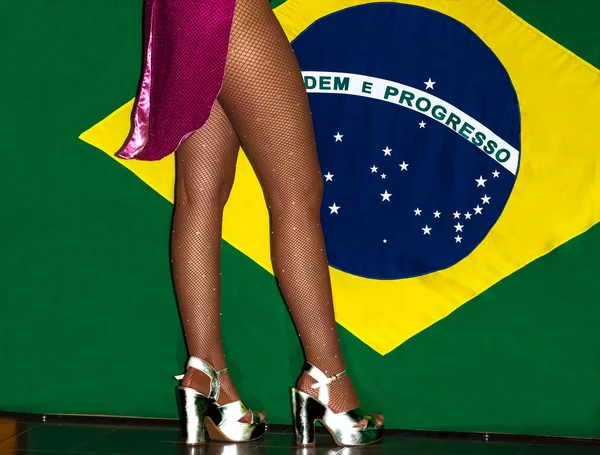 Сексуальные ноги Бразилии — стоковое фото