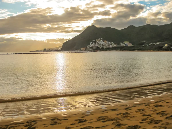 Playa al atardecer — Foto de Stock