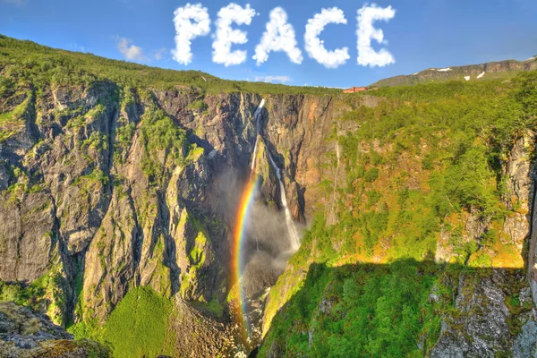 Vrede en hoop concept — Stockfoto