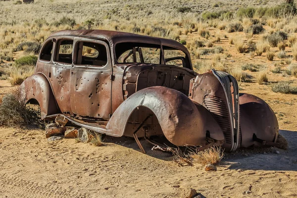 Épave de voiture — Photo