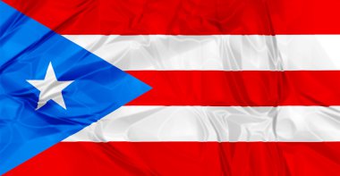 Puerto Rico flag clipart