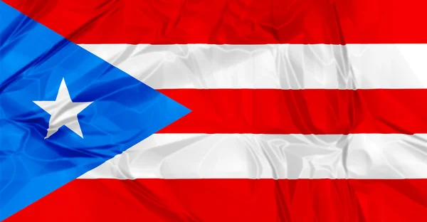 Puerto Rico flag — Stock Photo, Image