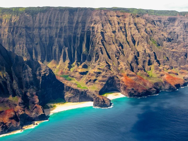 Na Pali sahil Kauai Stok Fotoğraf