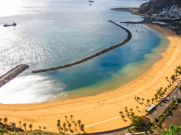 Teresitas Vista de la playa — Foto de Stock