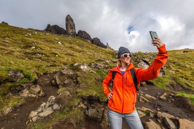 Selfie yaşlı adam Storr,