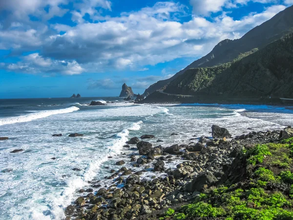 Praia de benijo — Fotografia de Stock