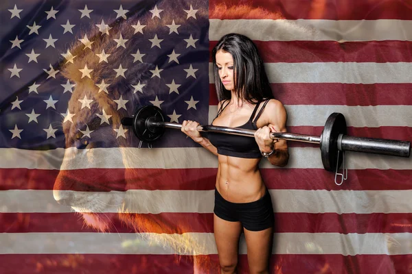 American strength — Stock Photo, Image