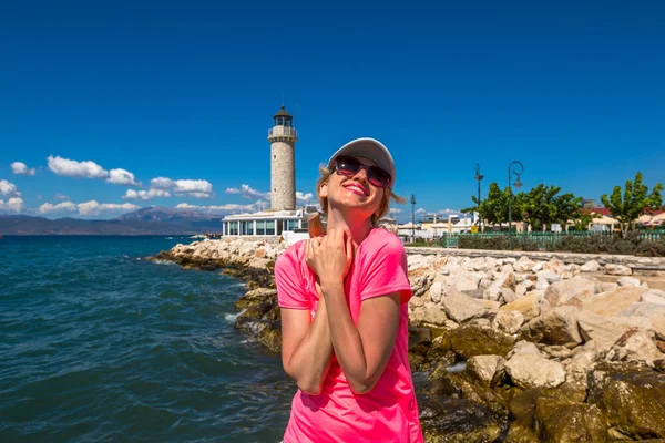 The Patras Lighthouse — Stock Photo, Image