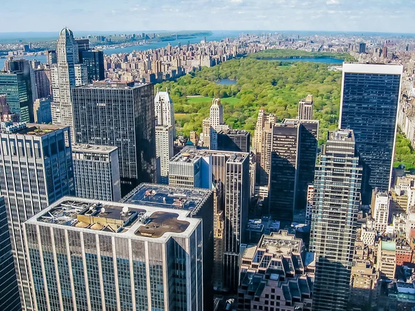 New York Luftaufnahme — Stockfoto
