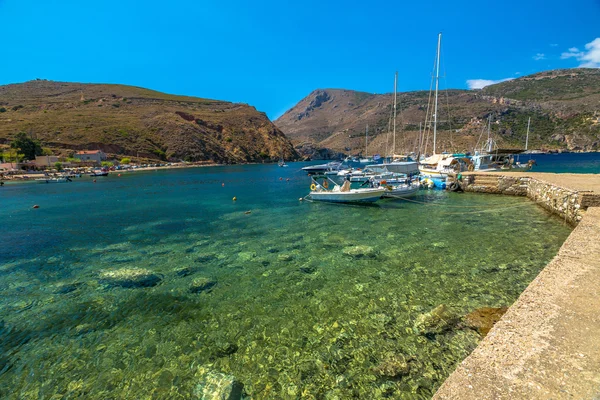 Then Peloponnese Harbour — Stockfoto