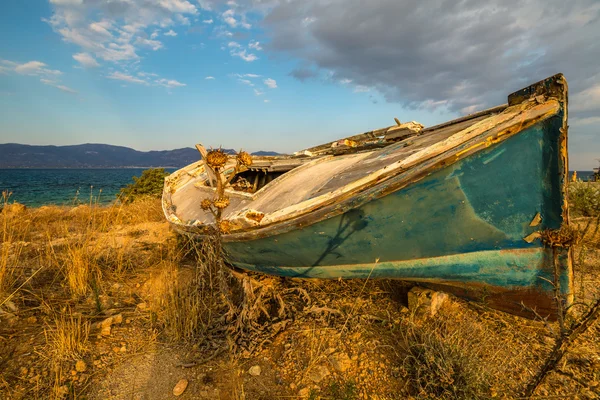 Terkedilmiş gemi — Stok fotoğraf