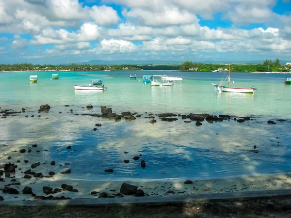 Bahía Azul Mauricio — Foto de Stock