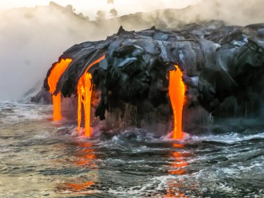 Kilauea Volkanı Hawaii