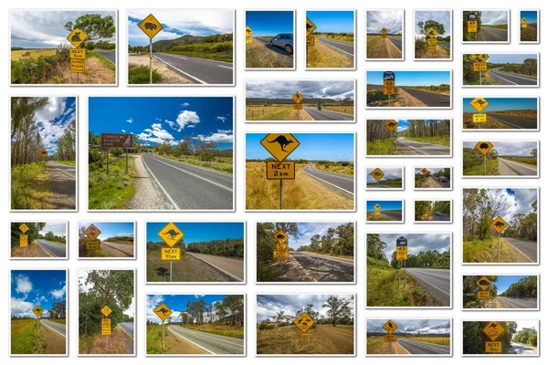 Australian road signs — Stock Photo, Image