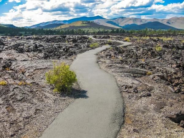 Wandeltochten in Craters of the Moon — Stockfoto