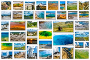 Yellowstone yerlerinden kolaj