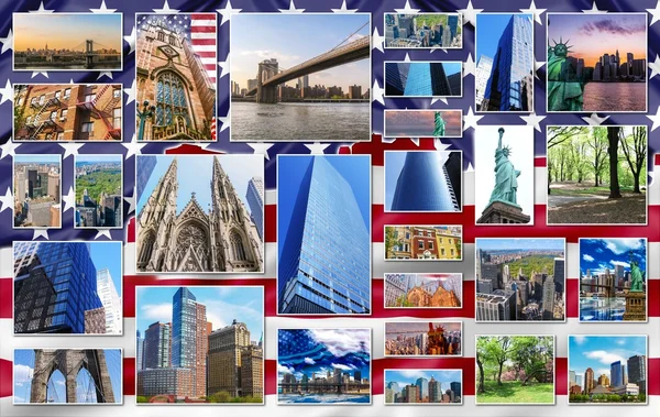 Collage de Nueva York — Foto de Stock