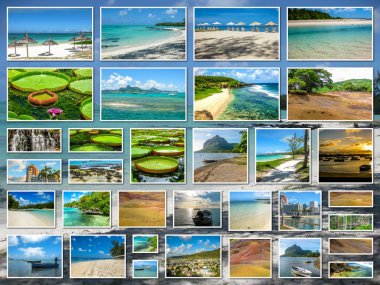 Mauritius manzara kolaj