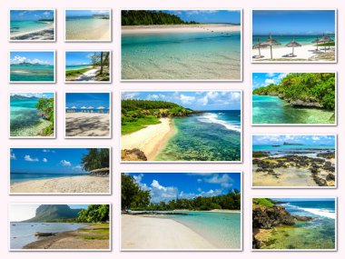 Mauritius fotoğraf kolaj