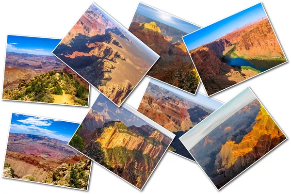 Grand Canyon pictures collage — Zdjęcie stockowe