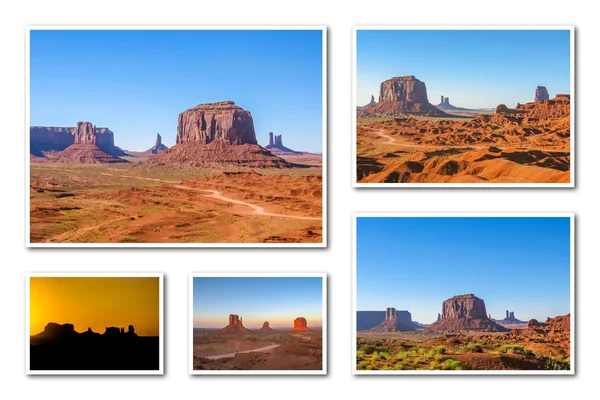 Monument valley koláž — Stock fotografie