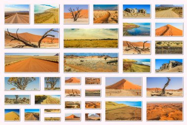 Namibia pictures collage