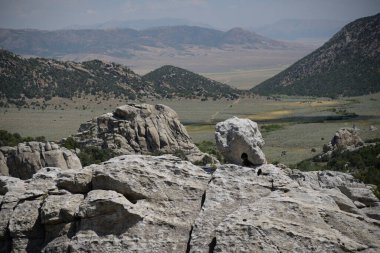 Idaho 'daki Kayalar Şehri Ulusal Rezervi' nde kaya oluşumları