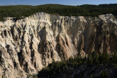 Yellowstone Nehri 'nin Büyük Kanyonu Yellowstone Ulusal Parkı, Wyoming, ABD