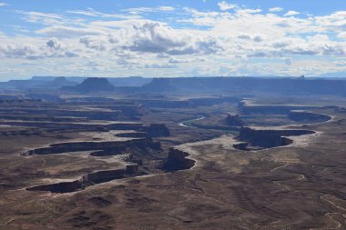 Canyonlands Ulusal Parkı, Utah, ABD Gökteki Ada Manzarası