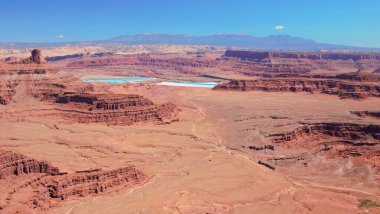Utah 'taki Ölü At Noktası Eyalet Parkı' ndan görüntü
