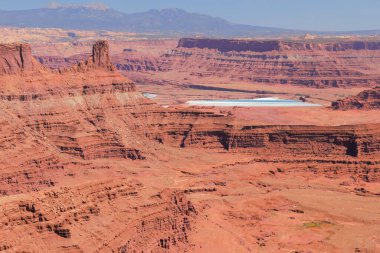 Utah 'taki Ölü At Noktası Eyalet Parkı' ndan görüntü