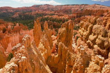 Bryce Canyon Ulusal Parkı 'nda kaya oluşumları