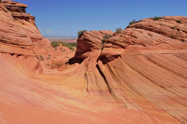 Kanab yakınlarındaki Coyote Buttes Güney 'de renkli kaya oluşumları.