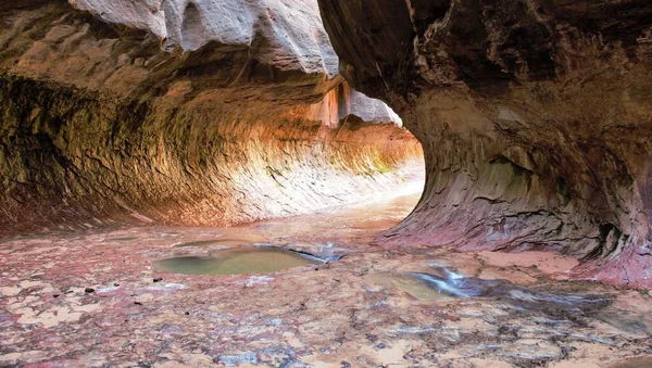 Utah, Zion Ulusal Parkı 'nda metro yolu