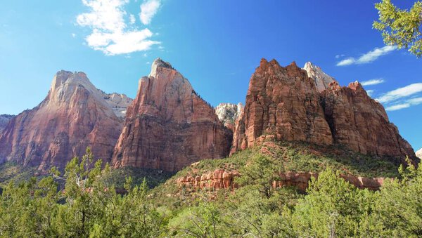 Court of the Patriarchs in Zion National Park, Utah
