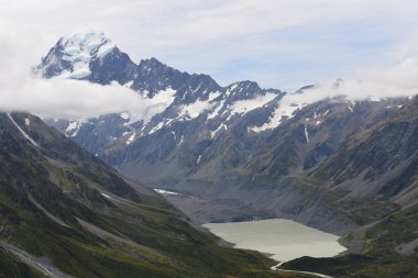 Cook Dağı Ulusal Parkı 'ndaki Sealy Trans Trail' den görüntü