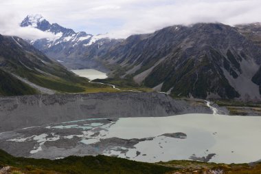 Cook Dağı Ulusal Parkı 'ndaki Sealy Trans Trail' den görüntü