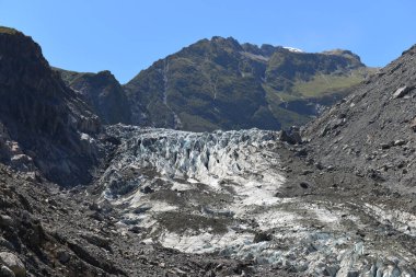 Güney Adası 'ndaki Fox Buzulu Yeni Zelanda