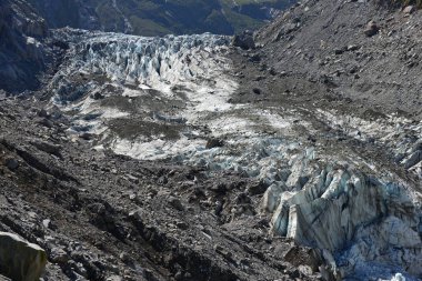 Güney Adası 'ndaki Fox Buzulu Yeni Zelanda