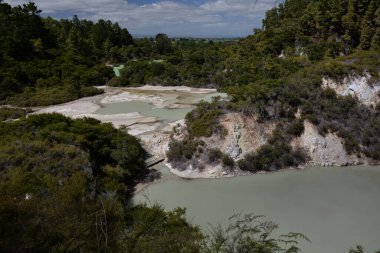 Waiotapu Yeni Zelanda 'da Termal Harikalar Diyarı